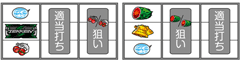 下段チェリー時・上段スイカ時│パチスロ鉄拳3rd│